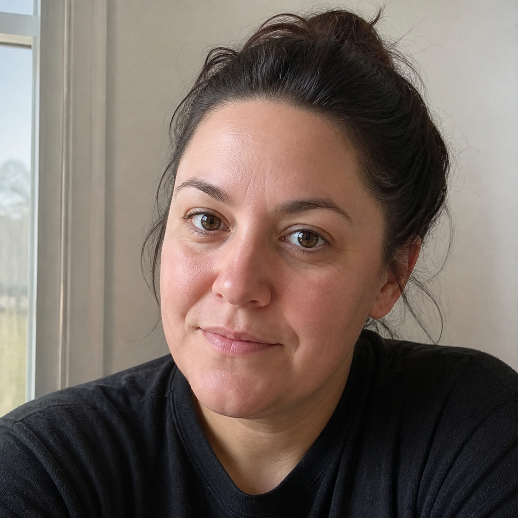 AI-generated fictional portrait